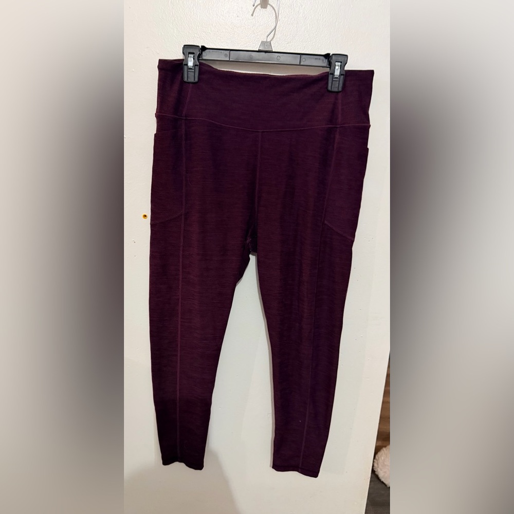 Victoria's Secret Deep Maroon Leggings
